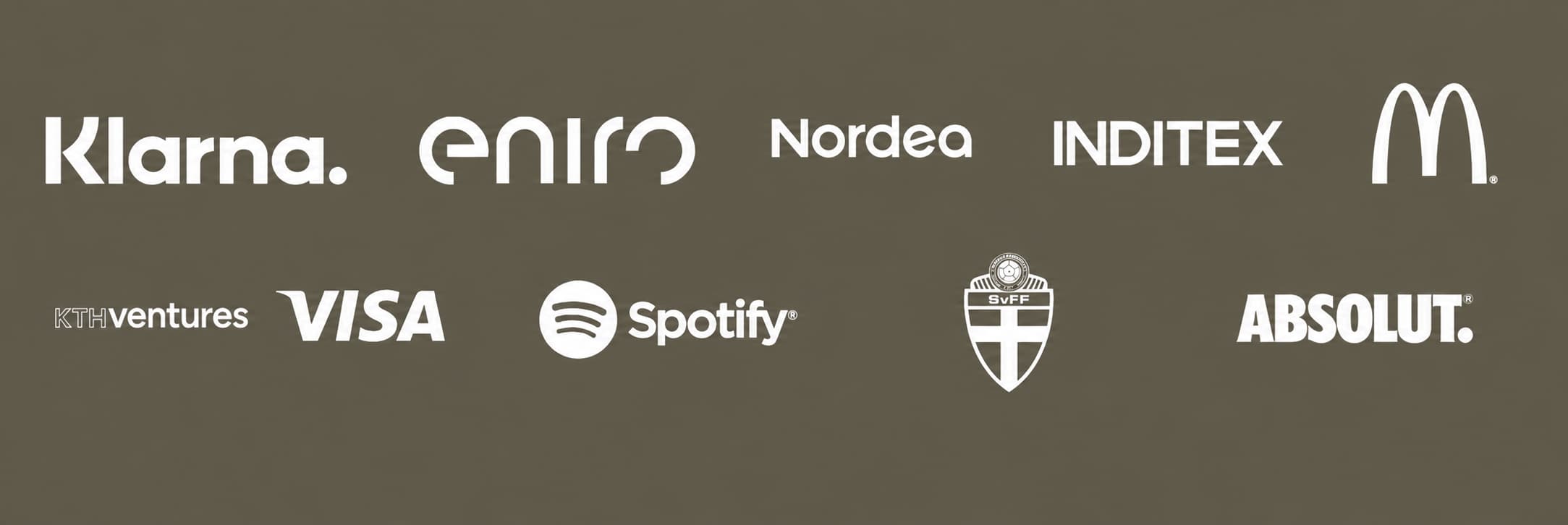 Logos of companies the ENQOA team has worked with